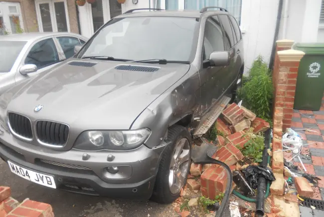 1. impact damageto brick wall and property (1) vehicle impact to property