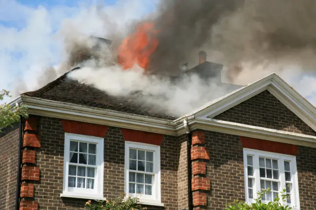 fire damage insurance claim